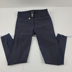 Horze Womens Breches pants riding blue 6/10 36L‎ slim 3390